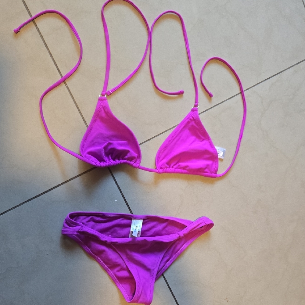 Forever 21  Bikini Set Small Bottom Large Top New But Washed.